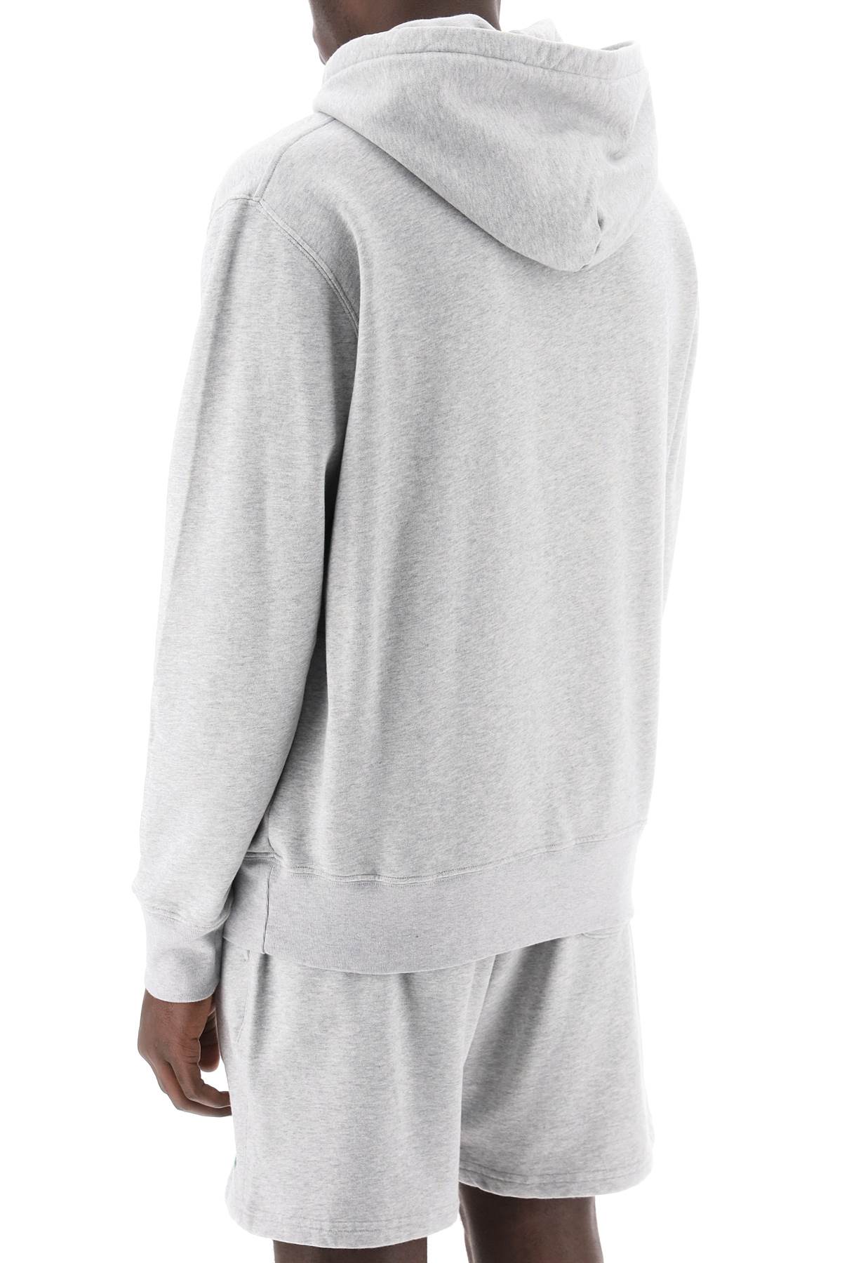 Autry Hoodie With Maxi Logo Print   Grey