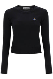 Vivienne Westwood Embroidered Logo Pullover   Black