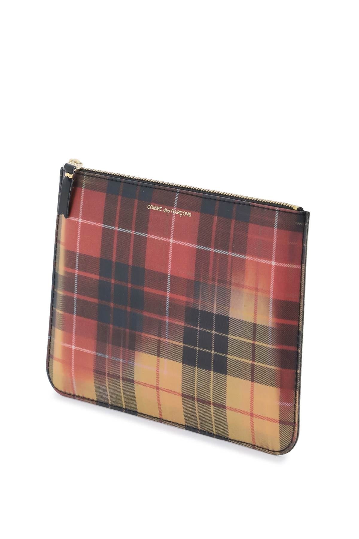 Comme Des Garcons Wallet Lenticular Effect Pouch   Multicolor