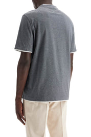 Brunello Cucinelli Layered Effect T Shirt   Grey