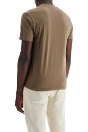 Tom Ford Cottono And Lyocell T Shirt   Khaki