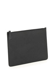 Maison Margiela Grained Leather Small Pouch   Black