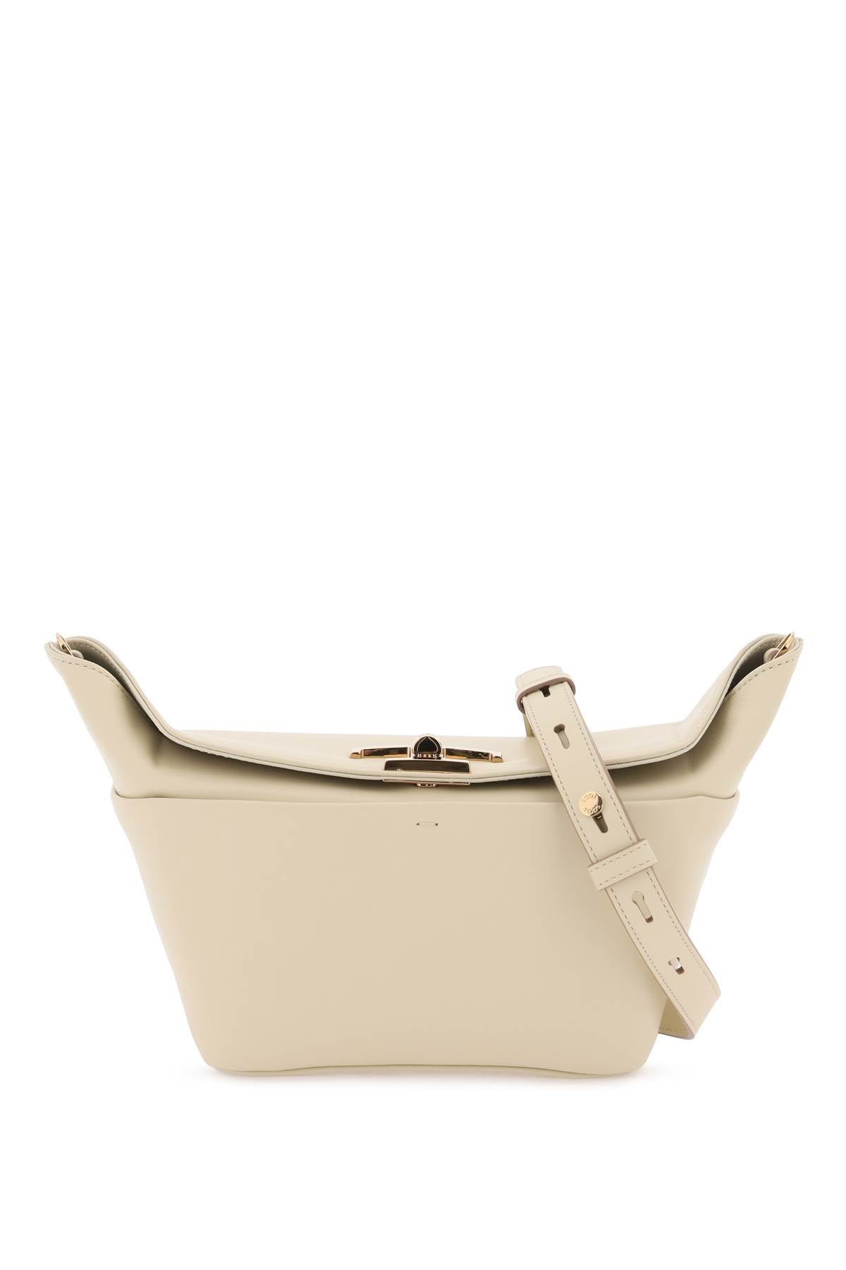 Tod's Timeless T Box Bag   Neutral