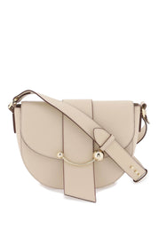 Strathberry Crescent Crossbody Bag   Beige