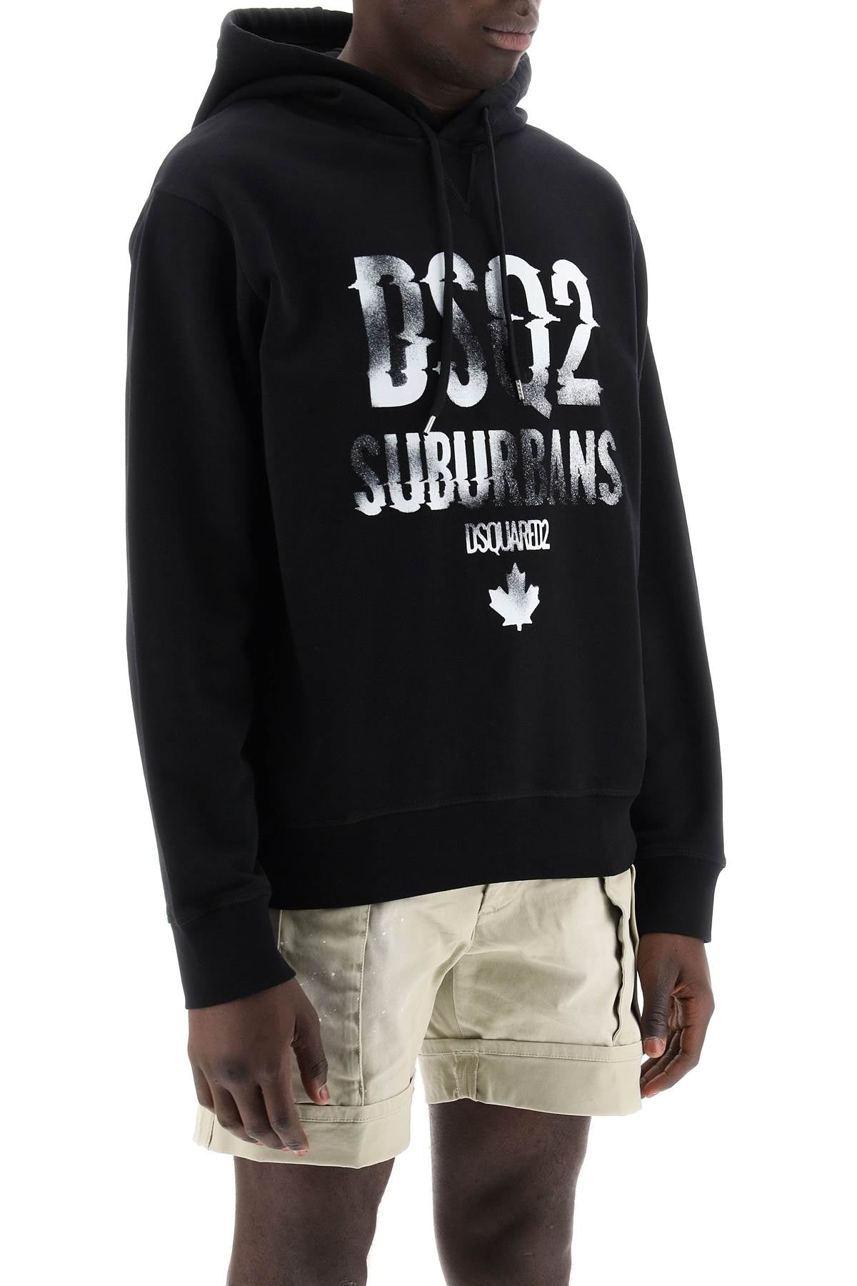 Dsquared2 Replace With Double Quotesuburbans Cool Fit Sweatshirt   Black