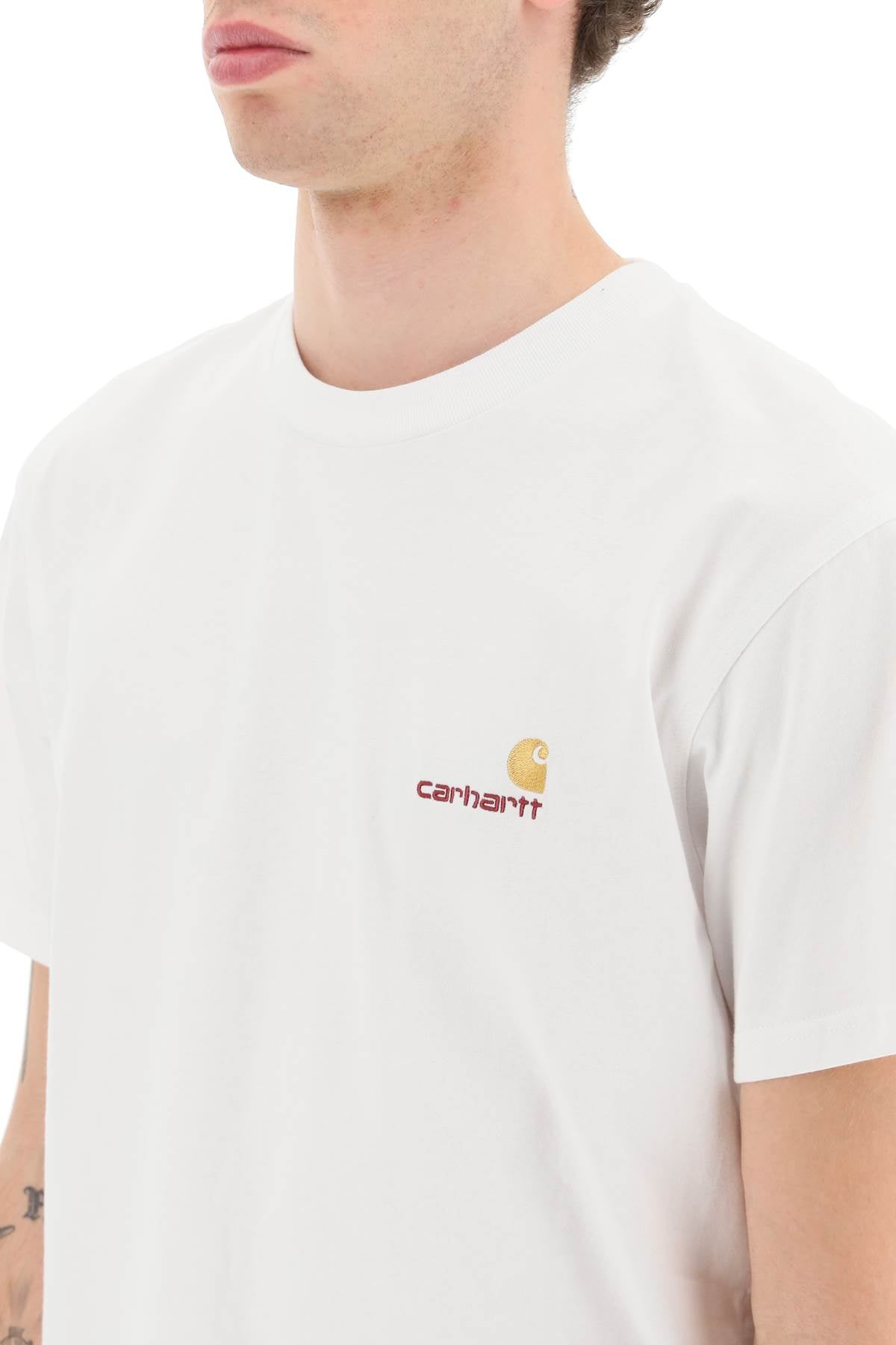 Carhartt Wip American Script T Shirt   White