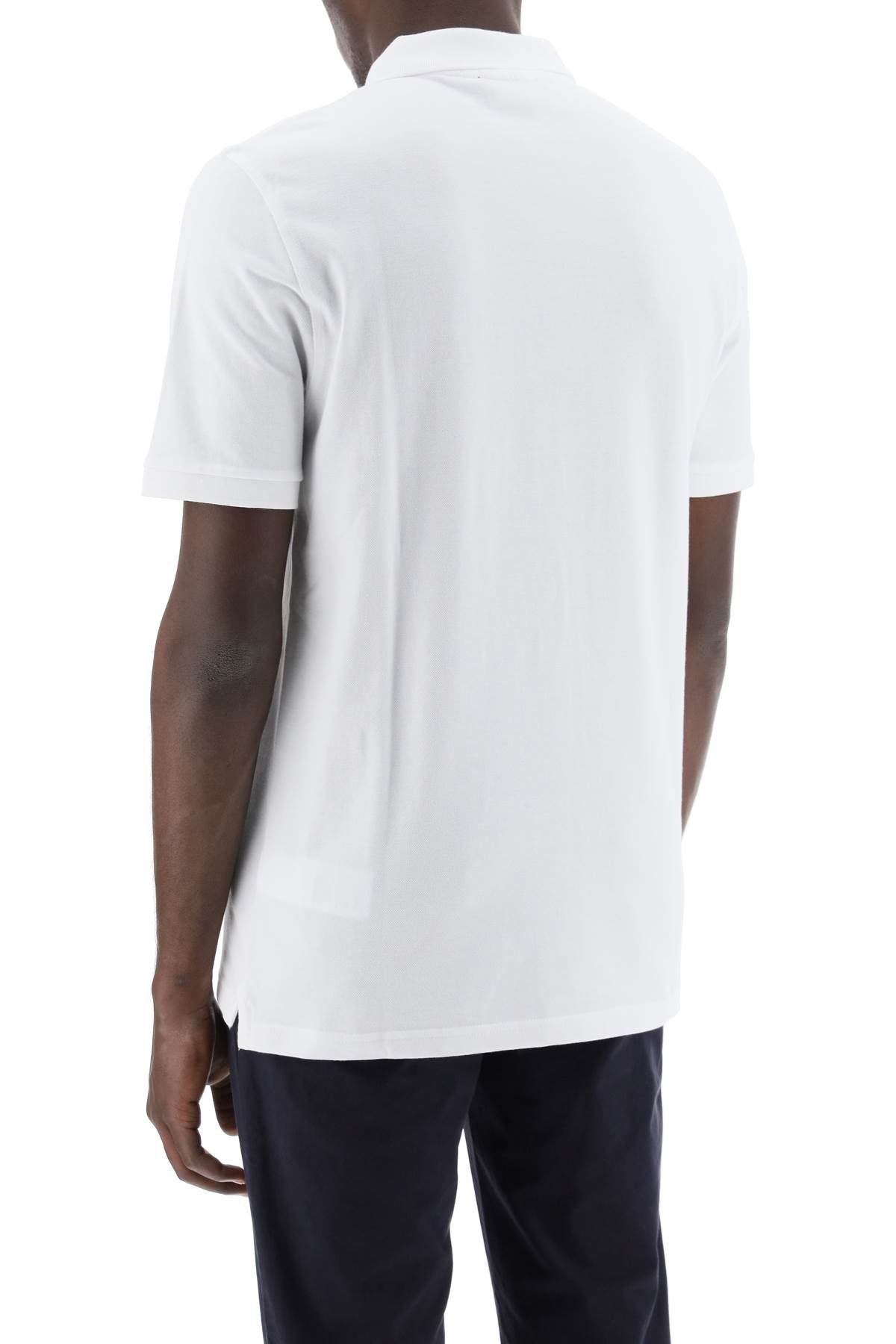 Vilebrequin Regular Fit Cotton Polo Shirt   White