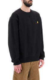 Carhartt Wip American Script Crewneck Sweatshirt   Black