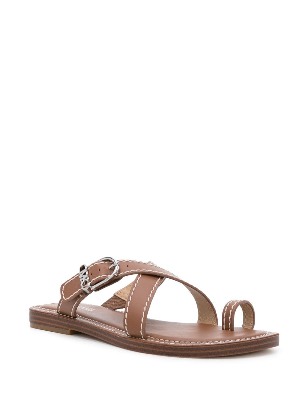 Mmk Sandals Leather Brown