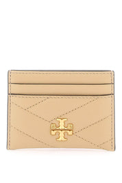 Tory Burch Kira Chevron Cardholder   Beige