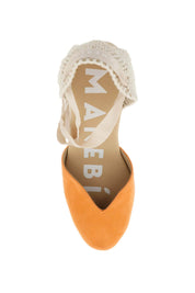 Manebi Wedge Espadrilles   Orange