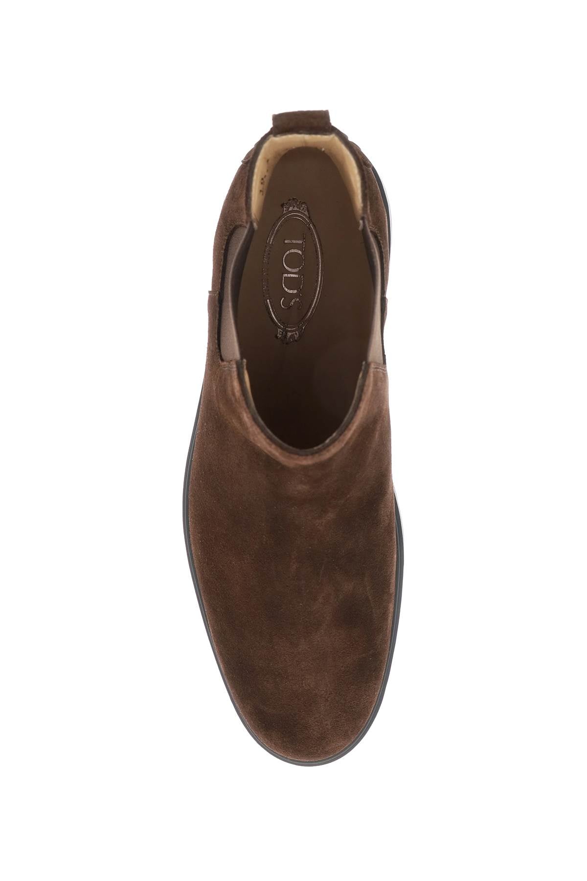 Tod's W. G. Chelsea Ankle Boots   Brown