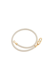 Valentino Garavani Double Wrap Vlogo Signature Bracelet   White