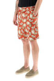 Jacquemus 'Le Short Pingo' Printed Shorts   Orange