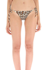 Tory Burch Leopard Print Bikini Bottom   Brown