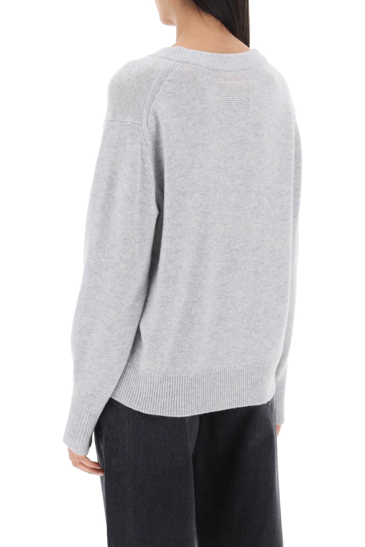 Guest In Residence The V Cashmere Sweater   Grey