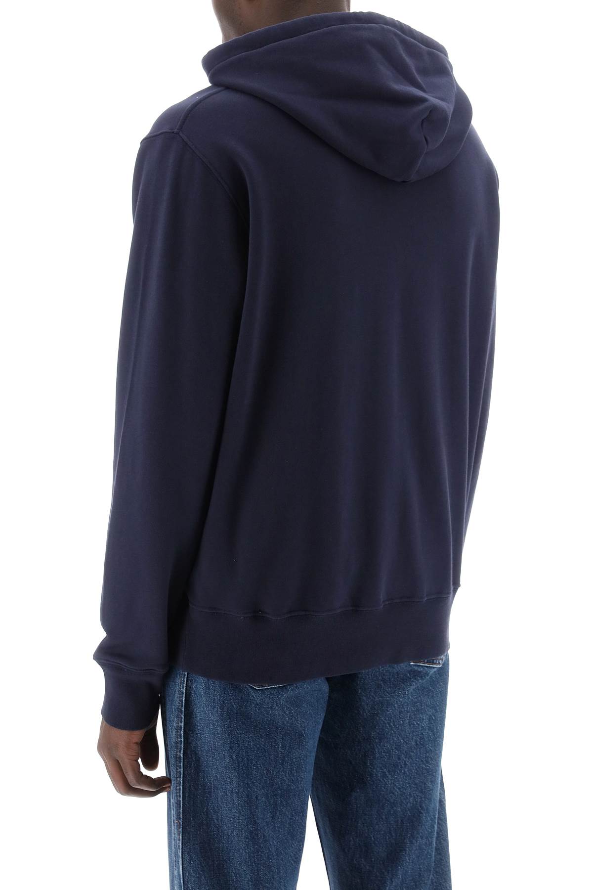 Autry Hoodie With Maxi Logo Print   Blue