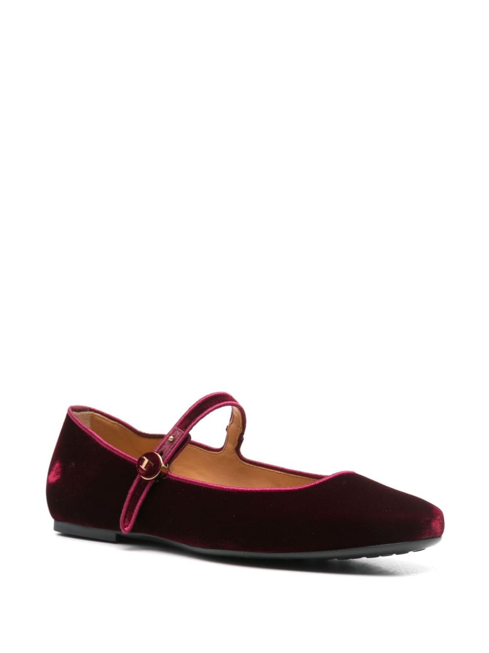 Tod's Flat Shoes Bordeaux