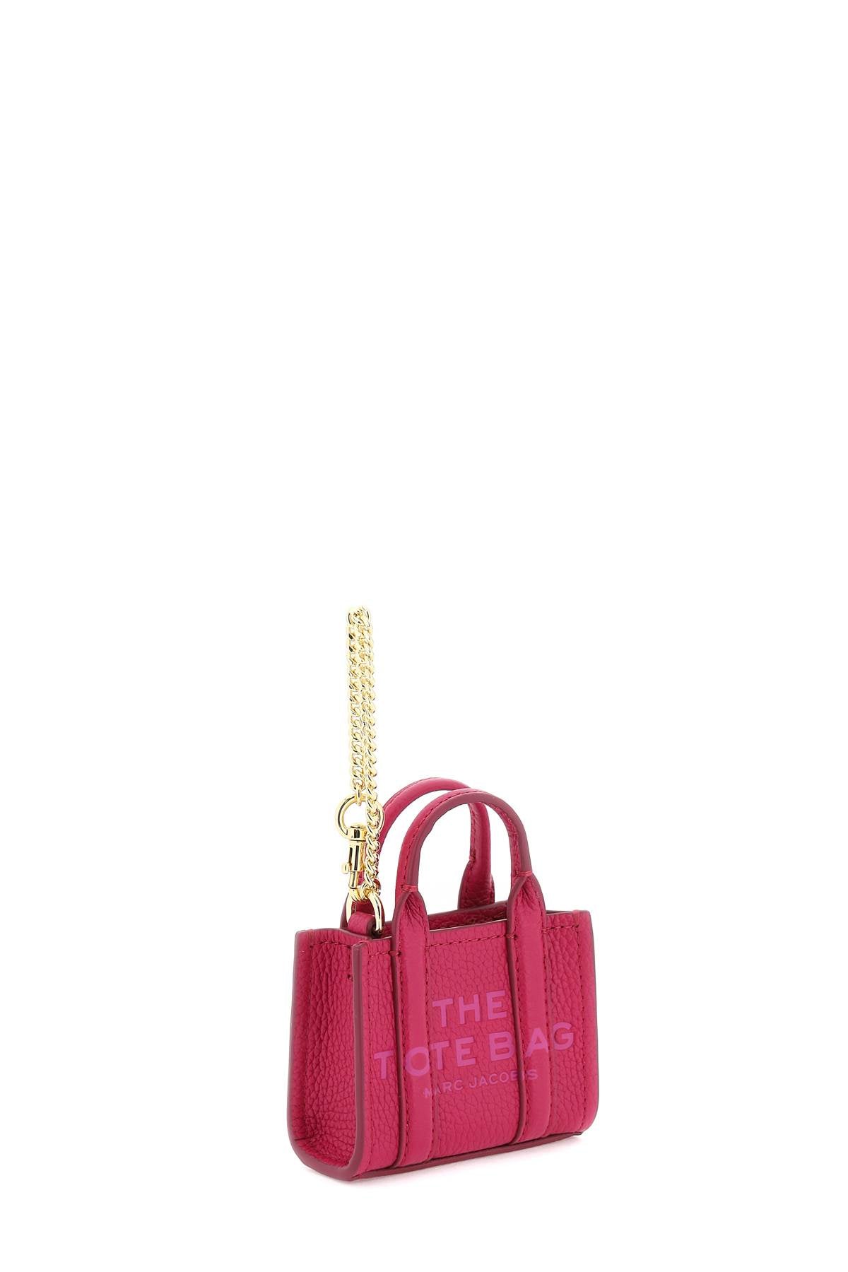 Marc Jacobs The Nano Tote Bag Charm   Pink