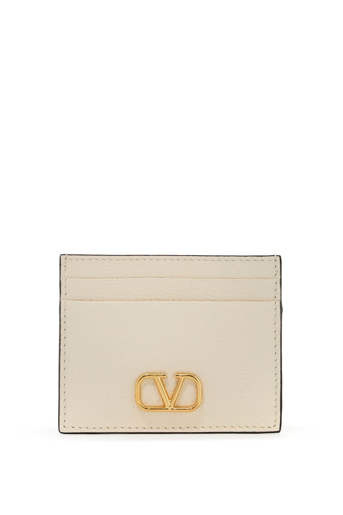 Valentino Garavani Vlogo Signature Card Holder   Neutral