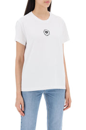 Stella Mc Cartney Iconic Mini Heart T Shirt   White