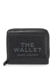 Marc Jacobs The Leather Mini Compact Wallet   Black