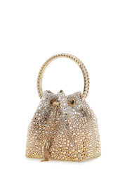 Jimmy Choo Crystal Bon Bon Bucket Bag   Silver