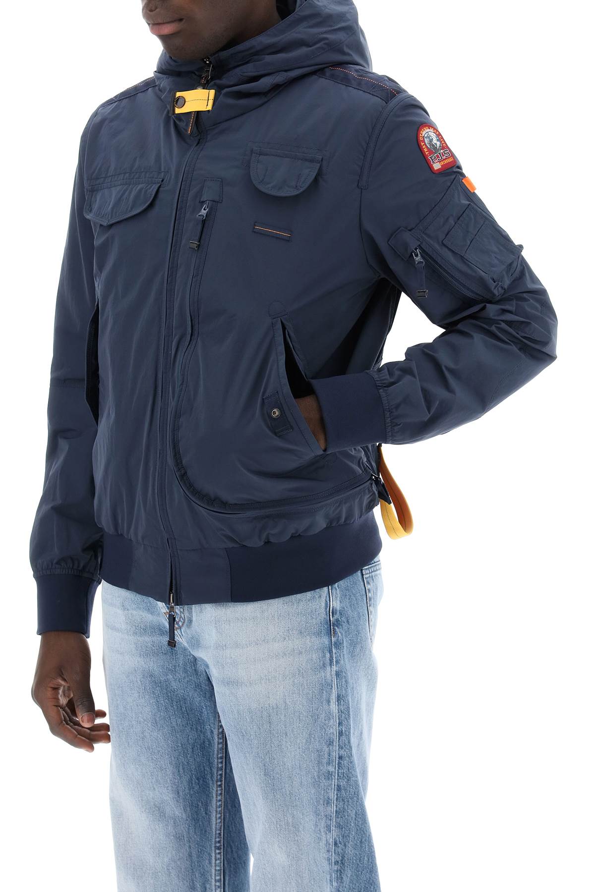 Parajumpers Gobi Hooded Bomber Jacket   Blue