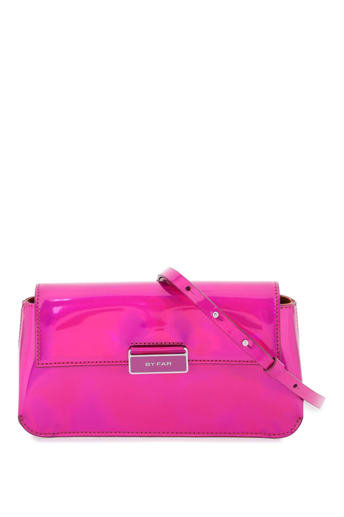 By Far Tilda Clutch   Fuchsia