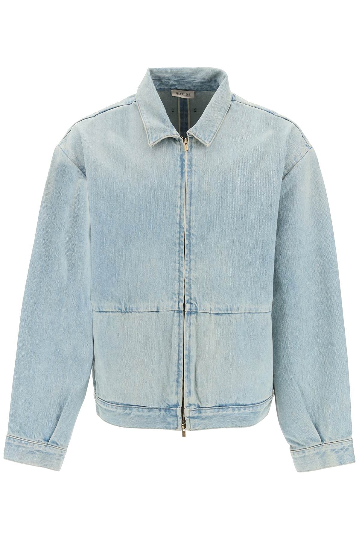 Fear Of God Denim Jacket For Men   Blue