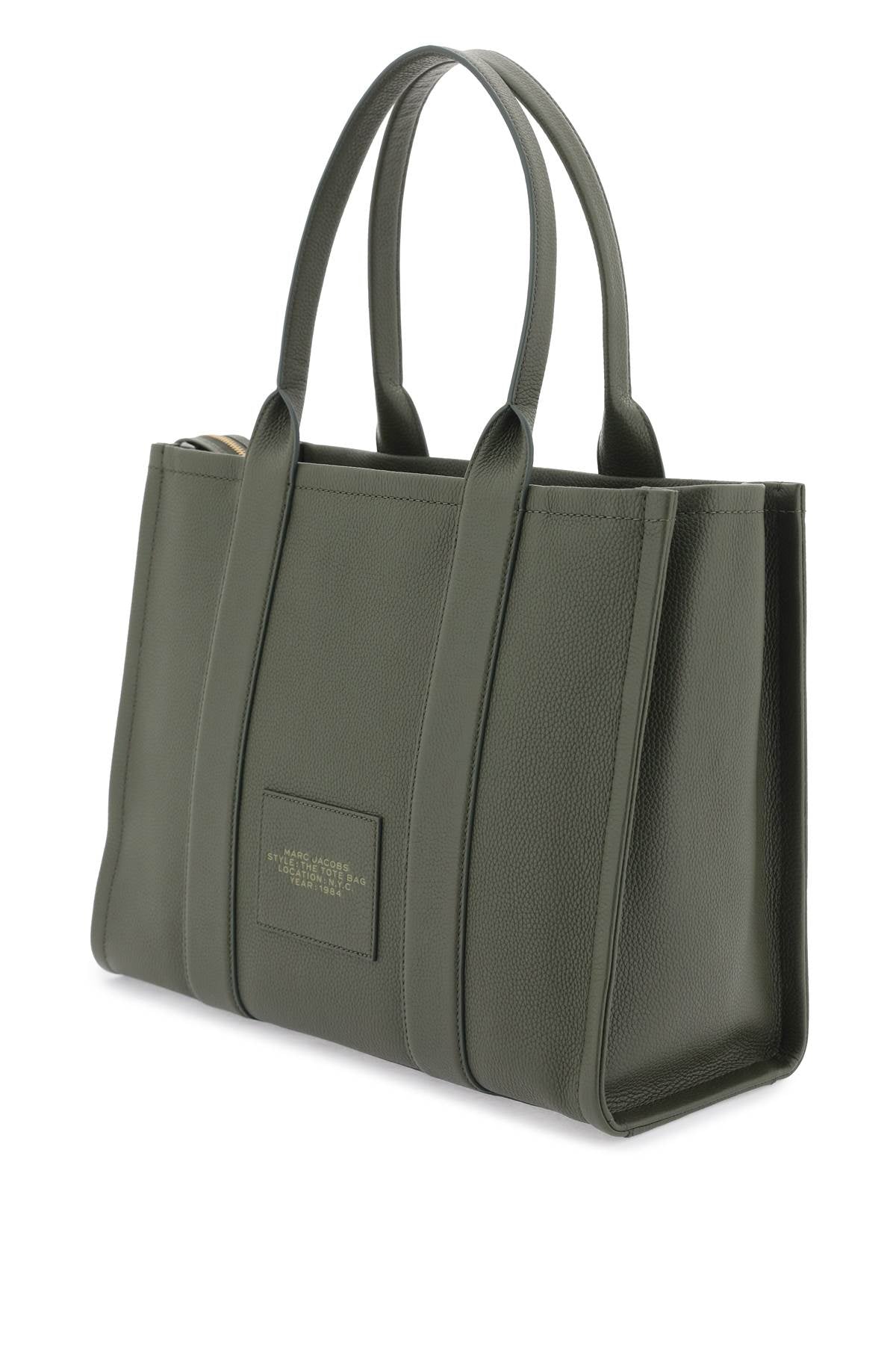 Marc Jacobs The Leather Large Tote Bag   Green