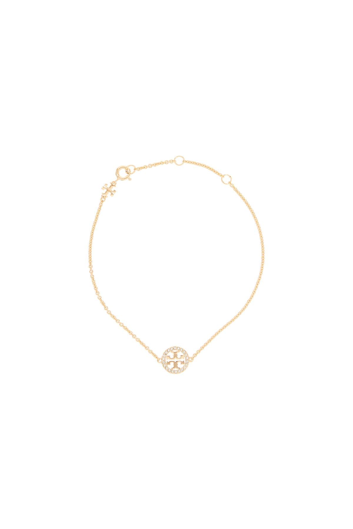 Tory Burch Miller Bracelet With Pavé Detailing   Gold