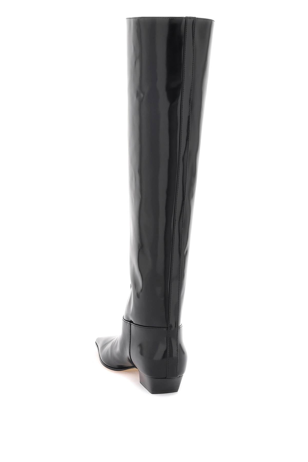 Khaite The Marfa Knee High Boots   Black