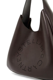 Stella Mc Cartney Square Stella Logo Tote Bag   Brown