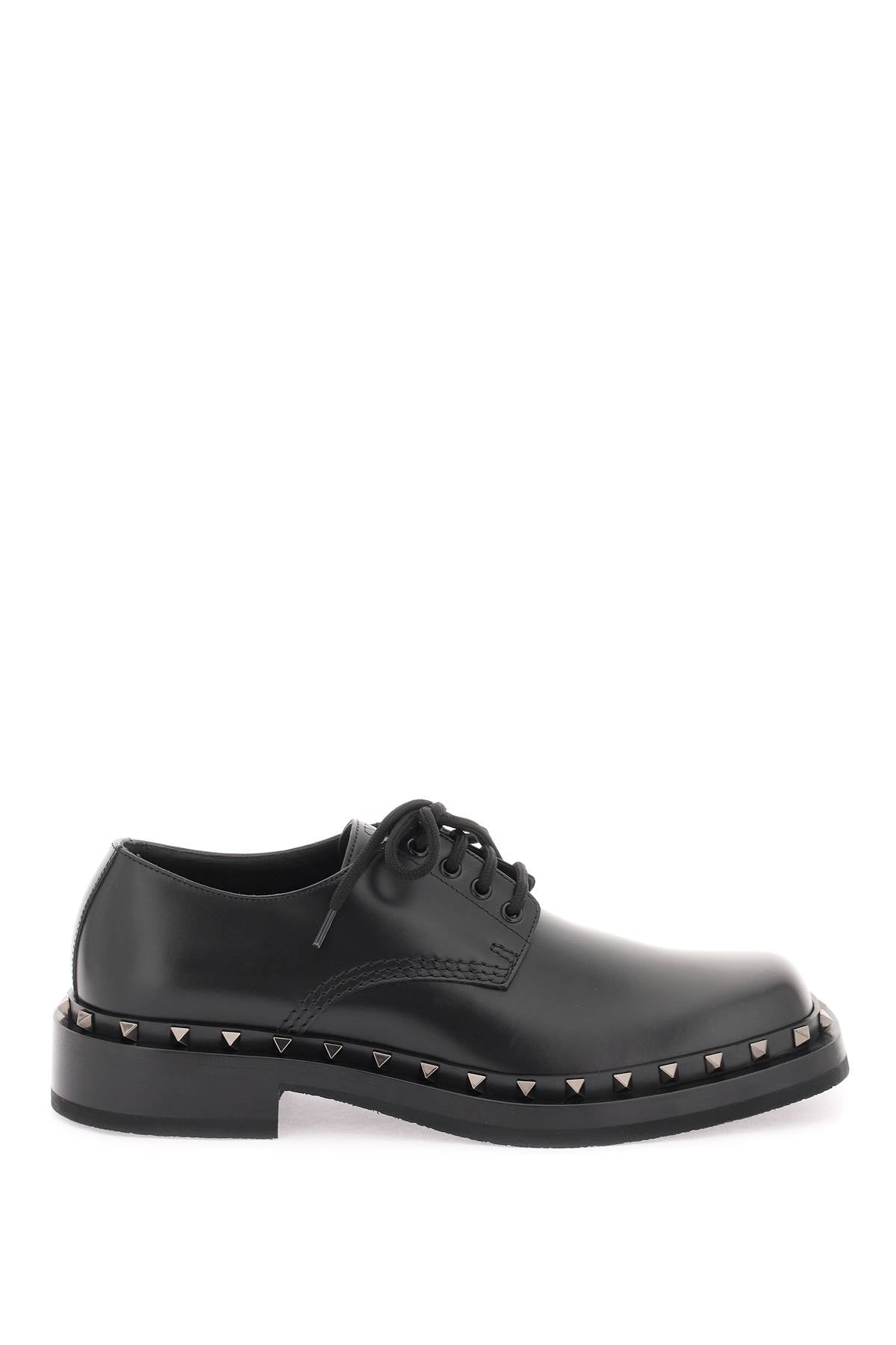 Valentino Garavani 'Rockstud M Way' Derby Shoes   Black