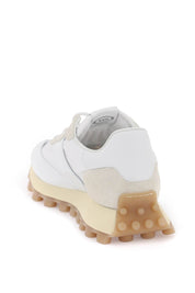 Tod's Leather And Fabric 1t Sneakers   White