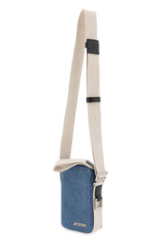 Jacquemus Le Cuerda Vertical Crossbody Bag   Blue