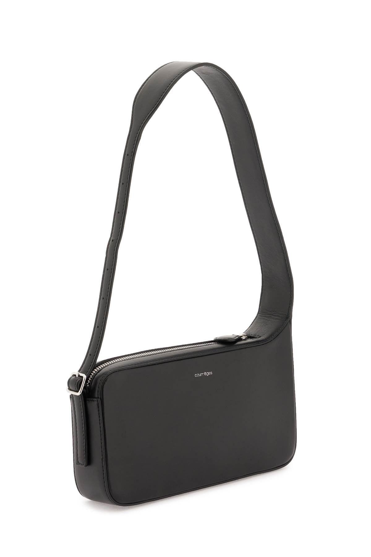 Courreges Racer Baguette Bag   Black