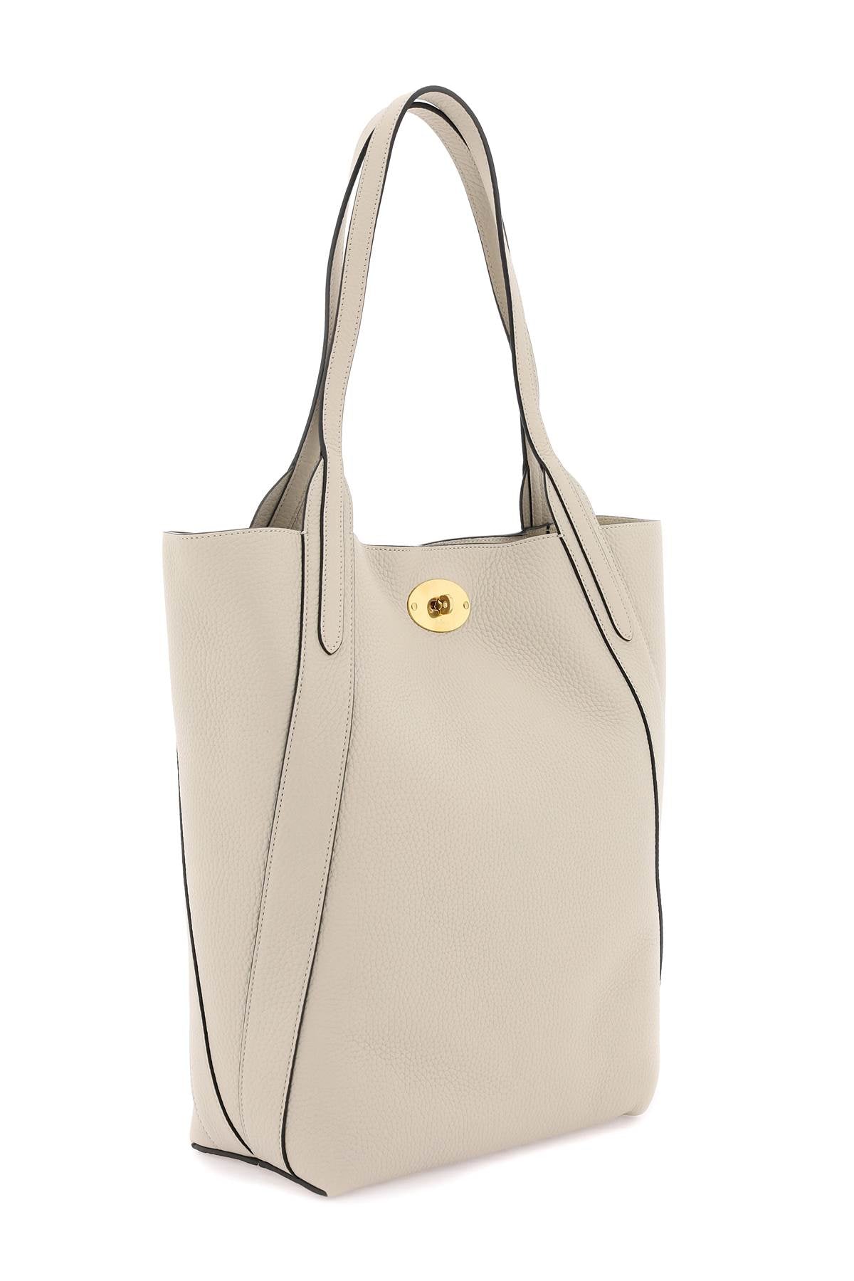 Mulberry Grained Leather Bayswater Tote Bag   Neutral