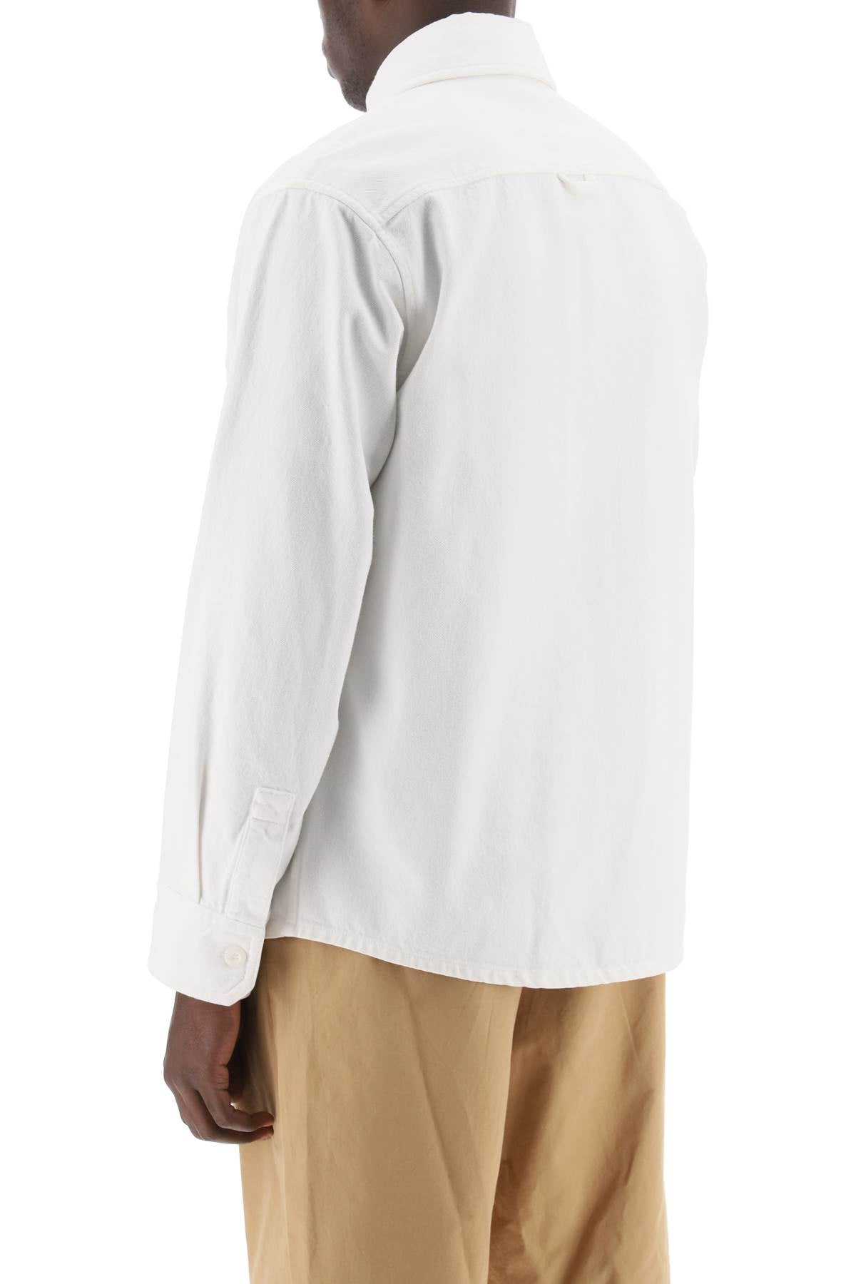 A.P.C. Basile Brodée Overshirt   White