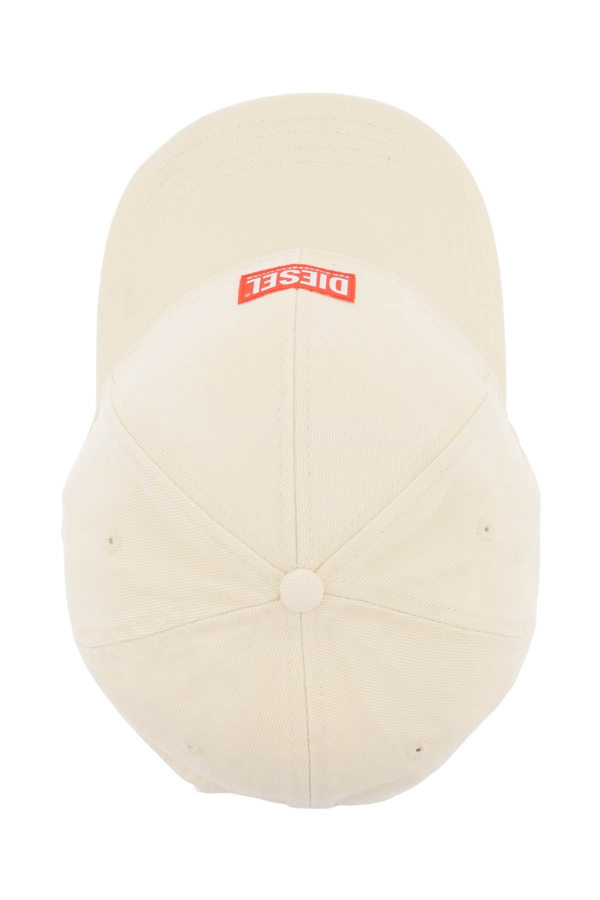 Diesel Corry Jacq Wash Baseball Cap   Beige