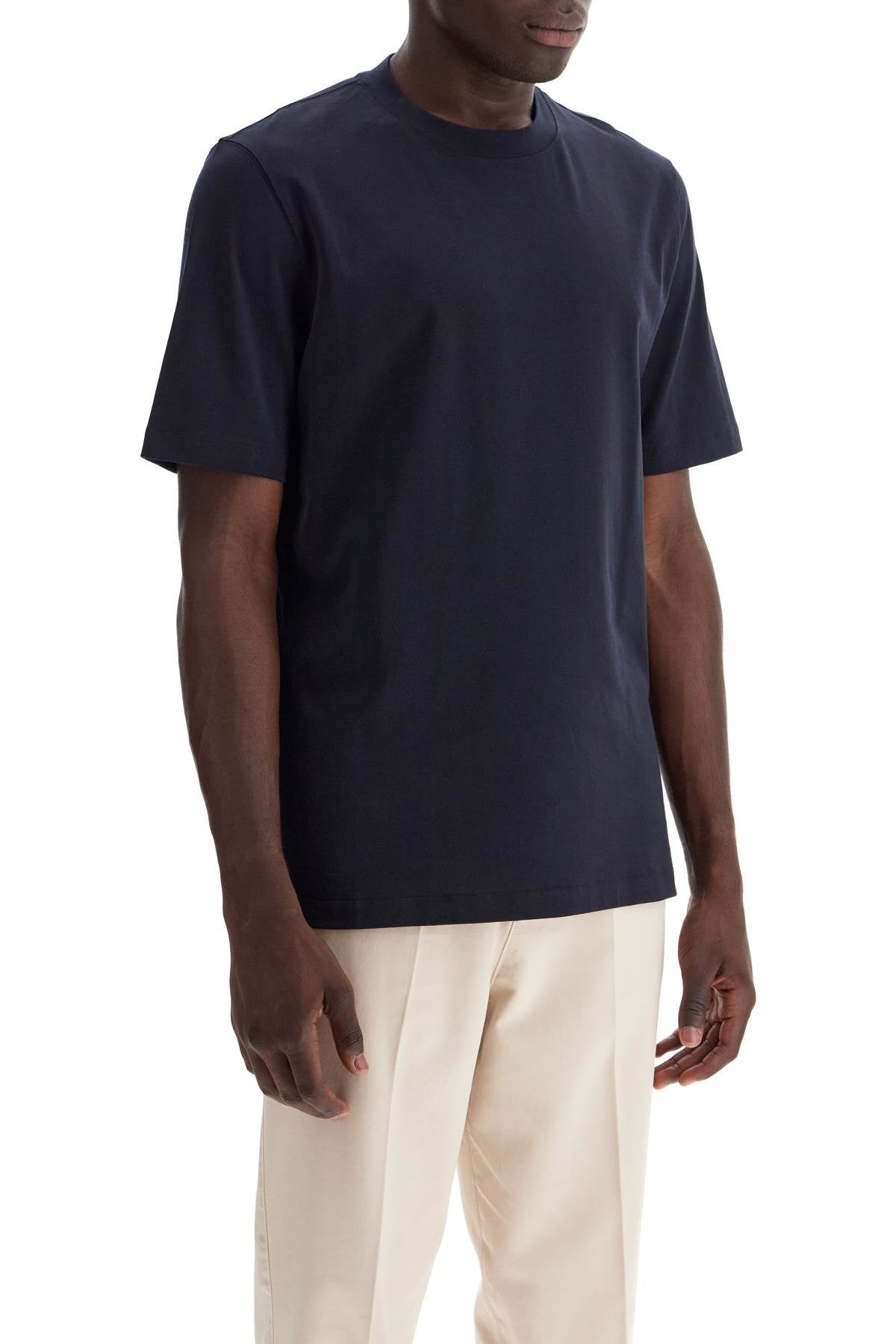 Brunello Cucinelli Crewneck T Shirt   Blue