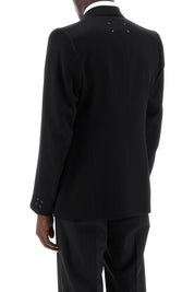 Maison Margiela Double Breasted Wool Jacket   Black