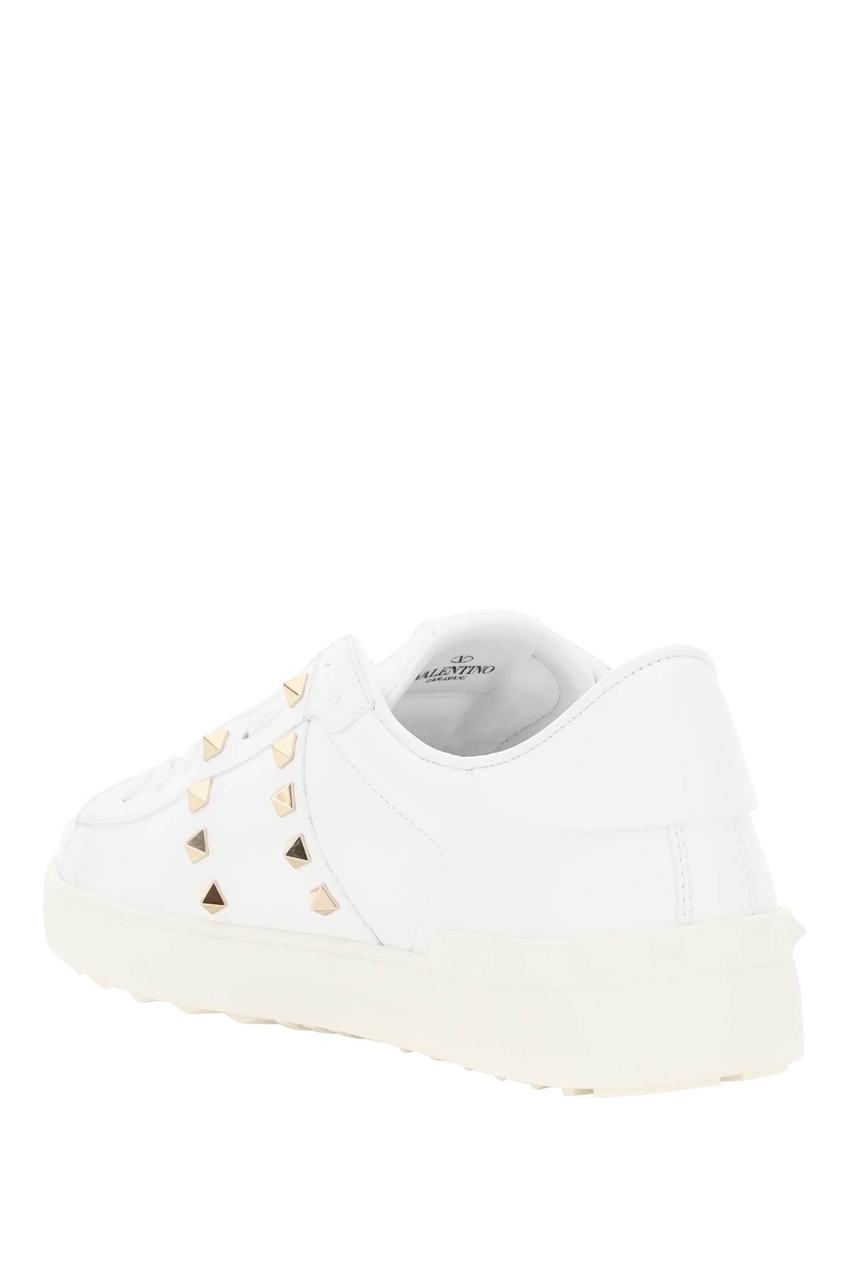 Valentino Garavani Open Rockstud Untitled Sneaker   White