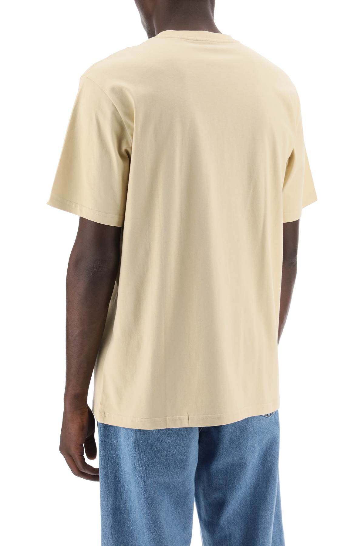 Carhartt Wip T Shirt With Chest Pocket   Neutral