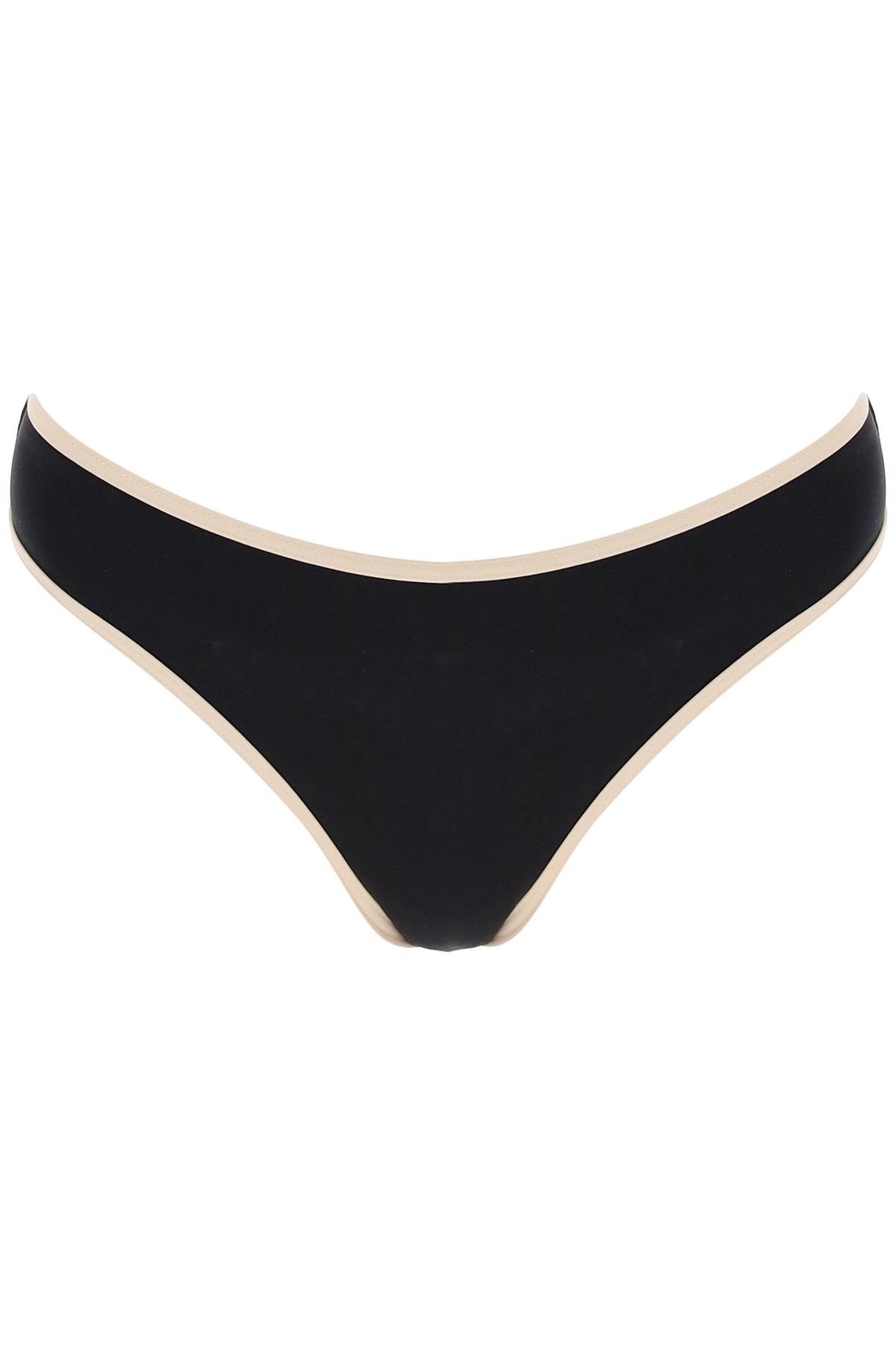 Toteme Replace With Double Quotebikini Briefs With Contrasting Edge   Black