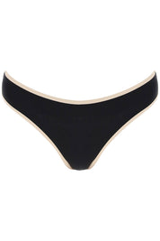 Toteme Replace With Double Quotebikini Briefs With Contrasting Edge   Black