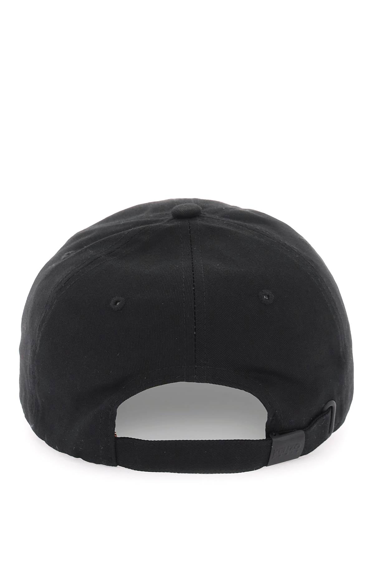 Kenzo Logo Baseball Cap   Black