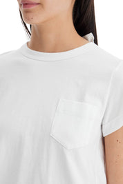 Sacai Pleated Back T Shirt   White