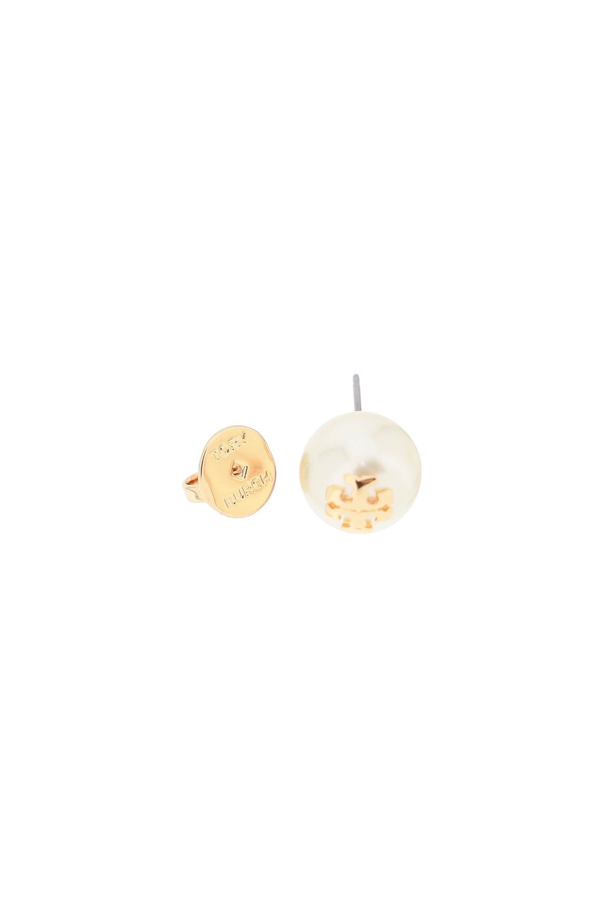 Tory Burch Kira Pearl Earrings With   Gold